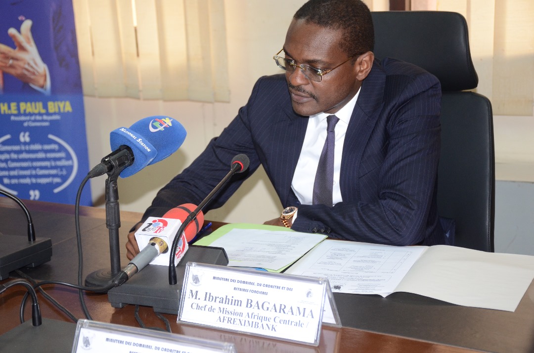 Interview granted to Mr. Ibrahim Bagarama, Head of Delegation of the Central Africa Mission of the African Export-Import Bank (Afreximbank).